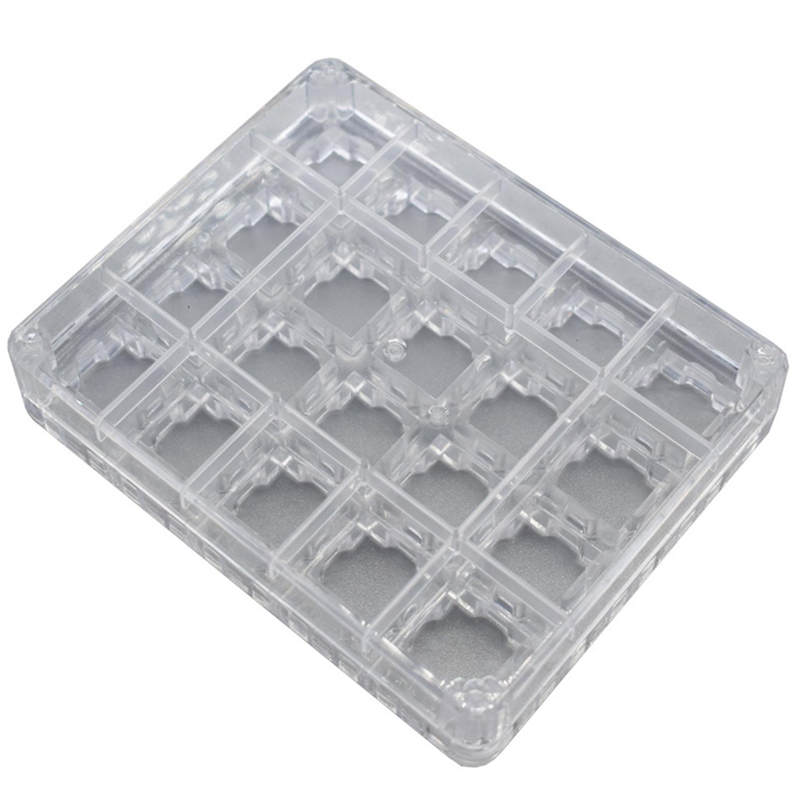 Transparent Switches Tester Base Acrylic Storage Board, for Mechanical Keyboard, DIY Tool Accessories Non-slip Fillet Design No Burr