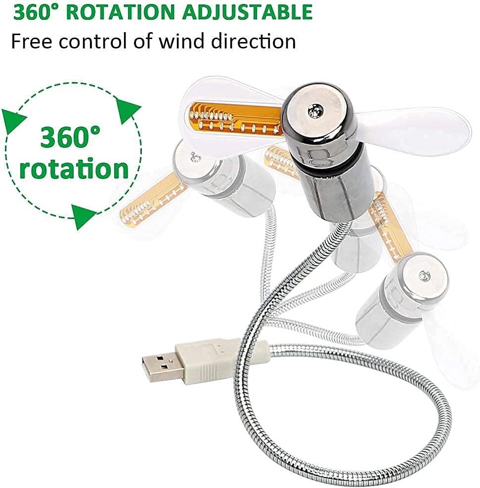 Trình quạt nhỏ USB Hồi Minh Trình quạt của đồng hồ USB Thiết lập máy tính