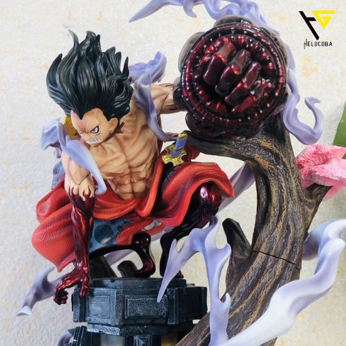 Mô hình luffy snakeman gear 4 có đen led Siêu đẹp