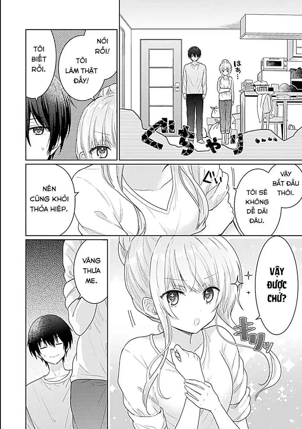 otonari no tenshi-sama ni itsunomanika dame ningen ni sareteita ken chapter 3.1 10