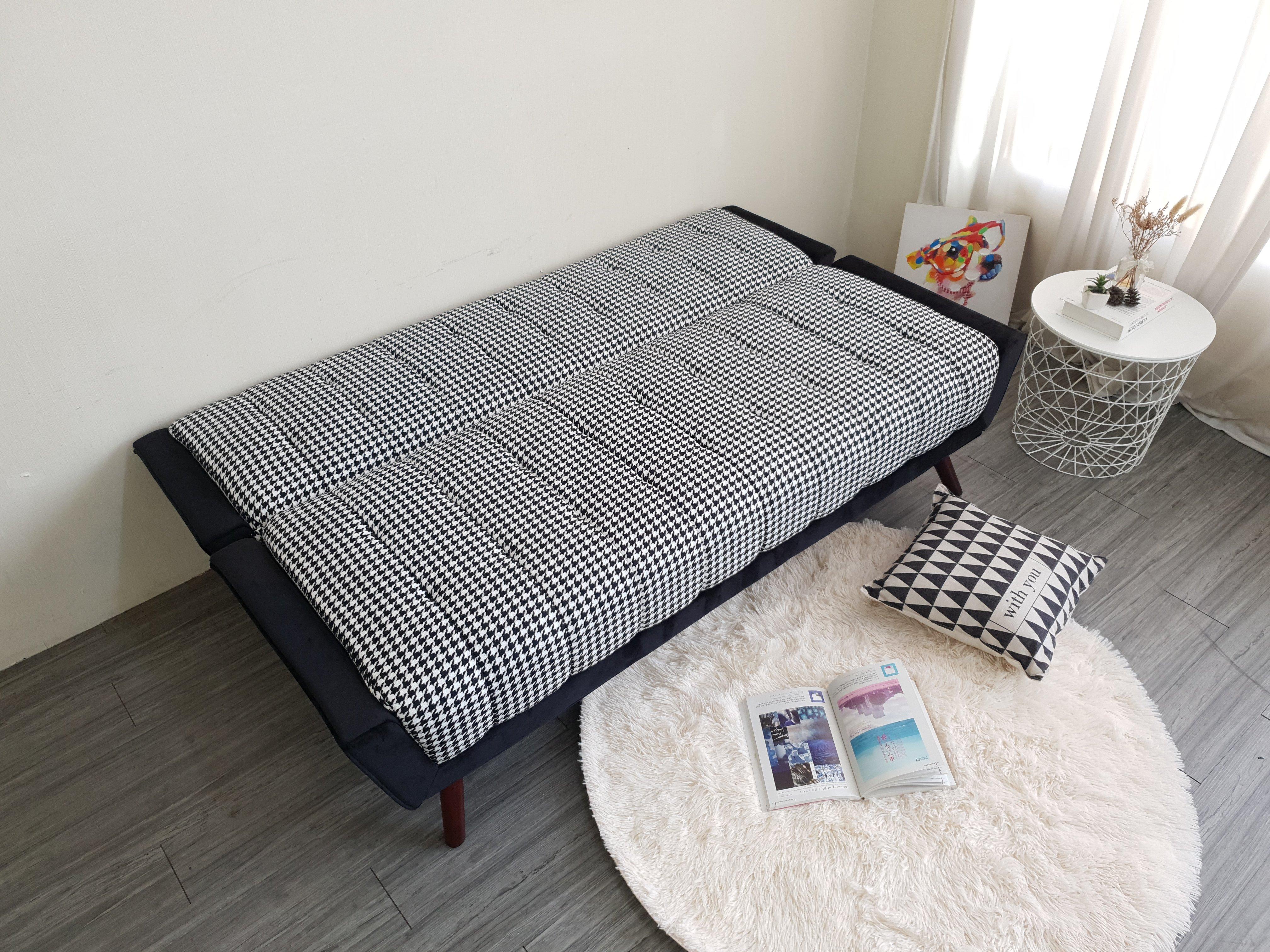 Sofa bed Juno sofa hiện đại màu xám, xanh, caro