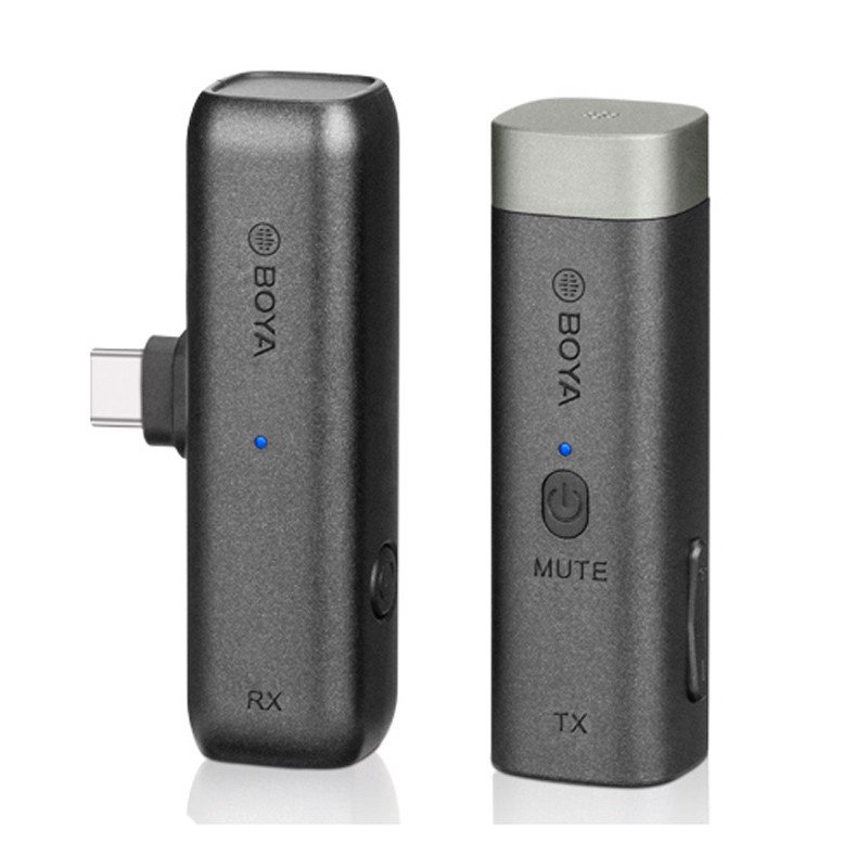 Boya BY-WM3D/U - Micro Thu Âm Không Dây True-Wireless Cho Các Thiết Bị IOS, Android Smartphone, Cameras - hàng chính hãng