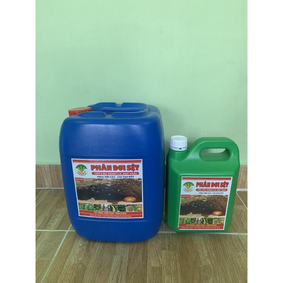 PHÂN DƠI SỆT – CẢI TẠO ĐẤT, PHỤC HỒI CÂY, BÙN ĐỌT NHANH, KHÁNG SÂU BỆNH, NẤM - CAN 5 LÍT