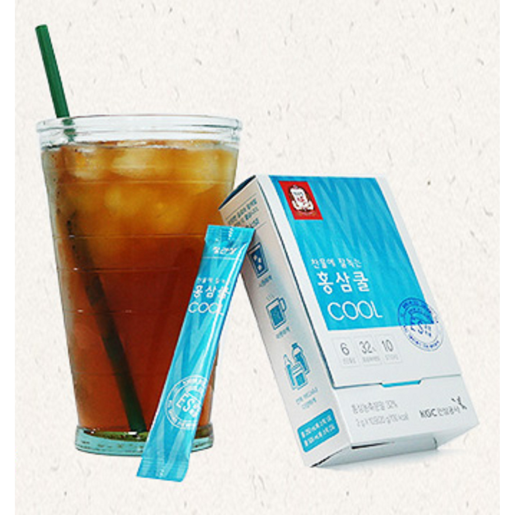 Trà Hồng Sâm Hàn Quốc Hòa Tan KGC Cheong Kwan Jang Tea Cool 50 Gói