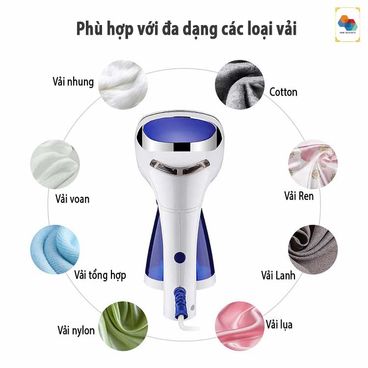 Bàn là hơi nước HiTECH ASB16 phiên bản đa năng 4 in 1, công suất mạnh mẽ 1600W, 3 cấp độ phun đáp ứng đa dạng vải, thiết kế gấp gọn siêu tiện lợi, hàng chính hãng