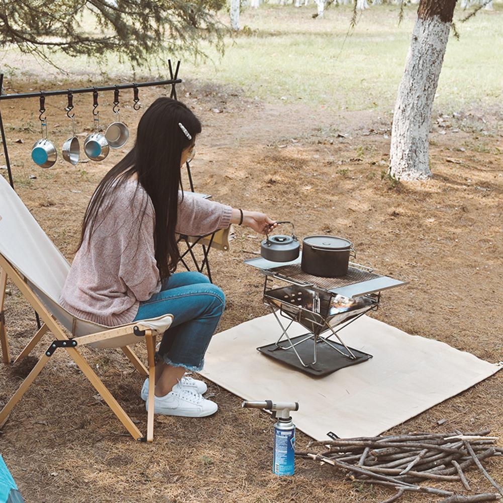 Hố Lửa Thảm Chống Cháy Lò Sưởi The Thảm Không Bảo Vệ Trượt Thảm Ngọn Lửa Chống Miếng Lót