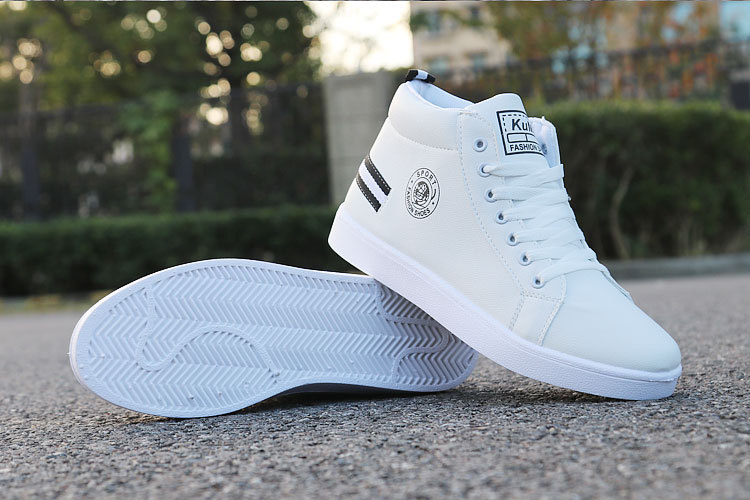 Giày sneaker hàn quốc, thể thao nam trắng, giày nam đen trắng trẻ trung BELIFA STORE mã CCD