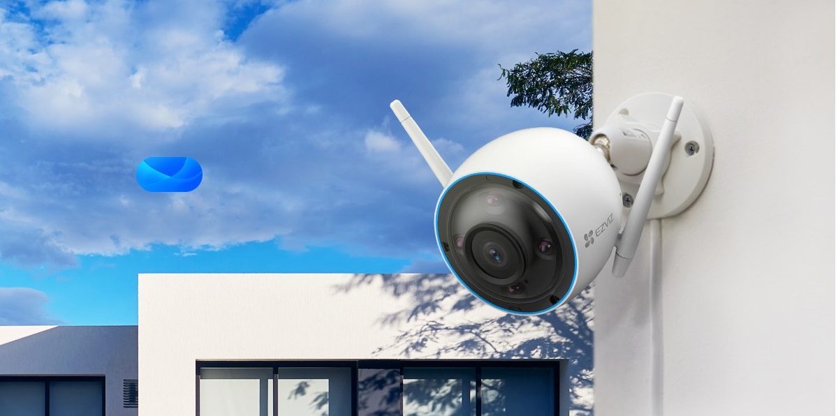 Camera IP Wifi Ngoài Trời EZVIZ H3 5MP Độ Phân Giải 3K Siêu Nét Tích Hợp AI Nhận Diện Vẫy Tay Chào - Có Màu Ban Đêm - Đàm Thoại 2 Chiều - Hàng Chính Hãng