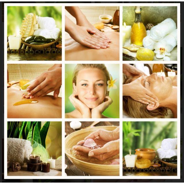 Tranh 3D phủ KIM SA treo tường quán Spa