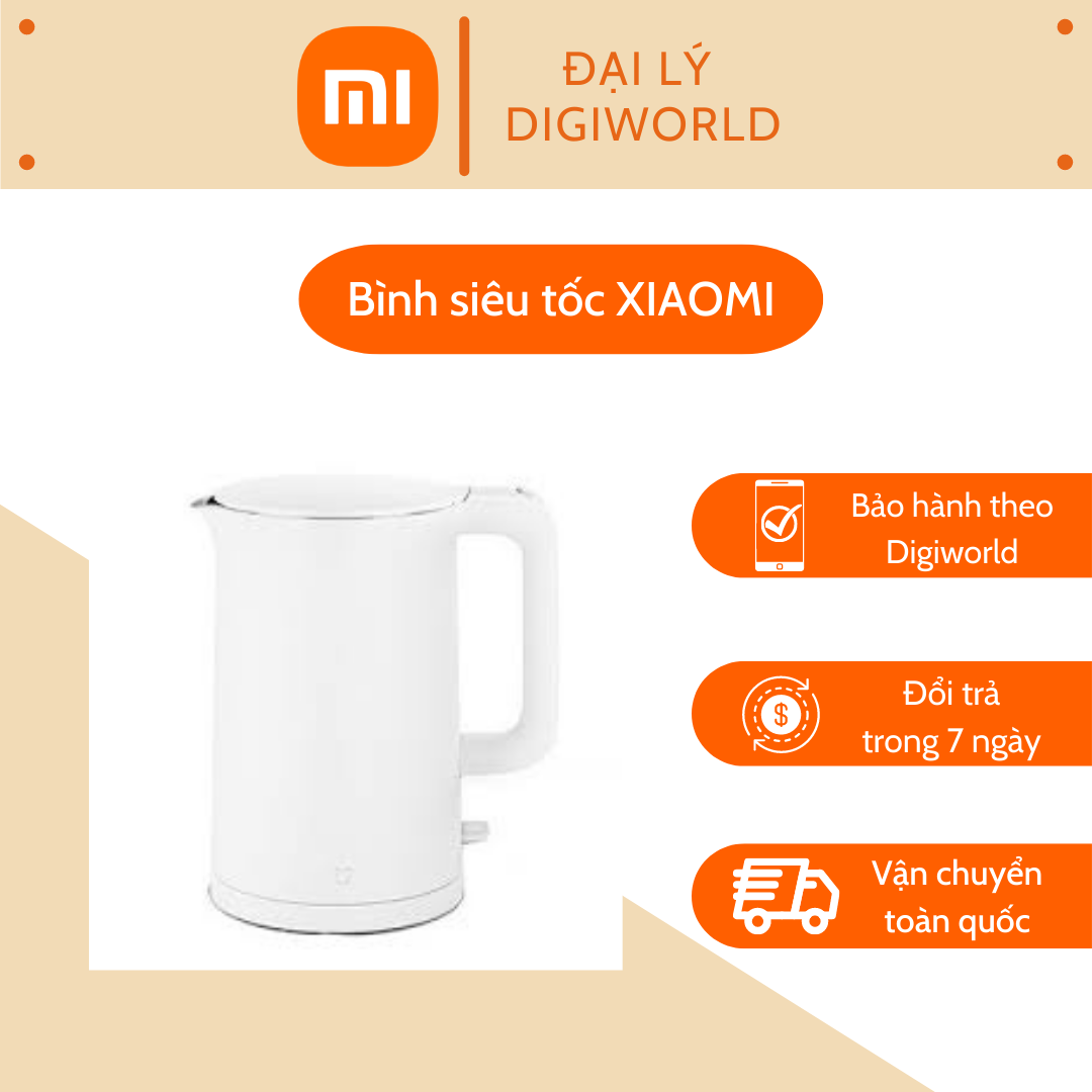 Bình đun siêu tốc Mi Electric Kettle - Hàng chính hãng - chất liệu cao cấp an toàn cho sức khỏe