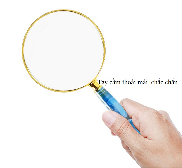 Kính Lúp 6X Cầm Tay 82mm - 01 CHIẾC GIAO MÀU NGẪU NHIÊN
