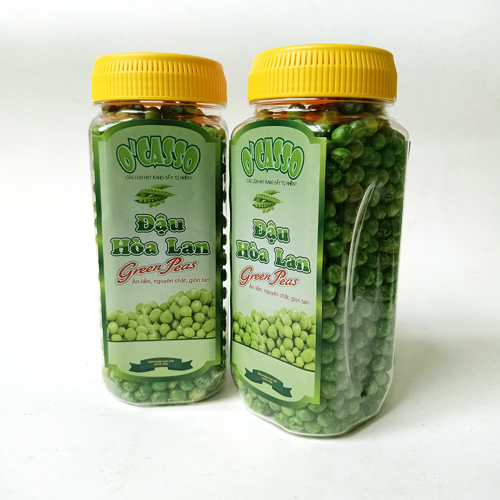 Combo 2 Hộp Đậu Hòa Lan Sấy Giòn Vị Muối O'Casso 275g
