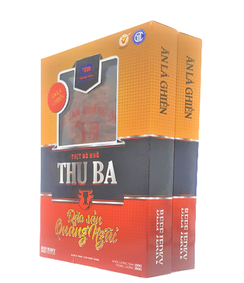 Combo 2 hộp bò khô sợi 250gr quà tặng ăn vặt