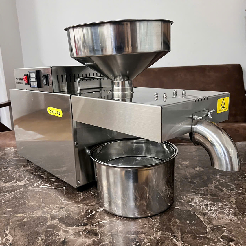 [ HÀNG NHẬP KHẨU ] Máy ép dầu năng suất 10-15kg/h, công suất 1800W. Thương hiệu Mỹ cao cấp Septree - S10