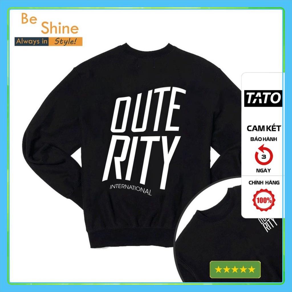 Áo Sweater Outerity Big Logo - Áo Nỉ Dài Tay Unisex Form Rộng In Hình Local Brand Thời Trang Phong Cách Hàn Quốc