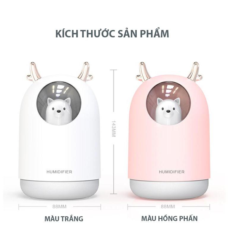 Máy Tạo độ ẩm Mini M106 giúp cân bằng độ ẩm cho da. Máy Khuếch Tán Tinh Dầu Mini.