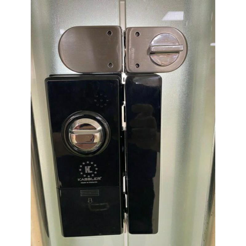 Khóa chốt kính cường lực