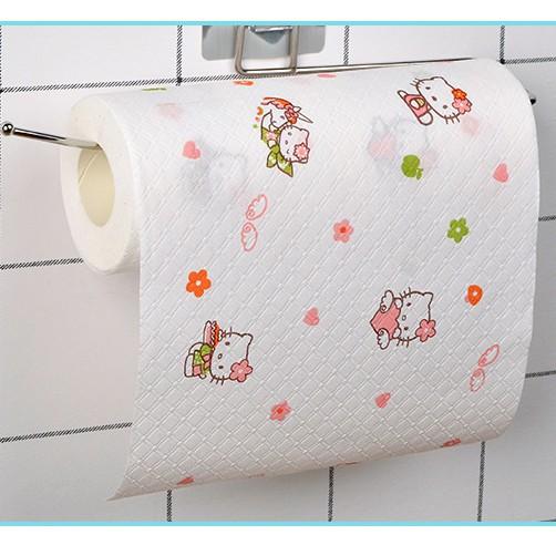 CỌC GỖ CẮM GIẤY - Giấy lau đa năng dùng cho nhà bếp cuộn loại size Đại 25cm chât liệu dày dặn