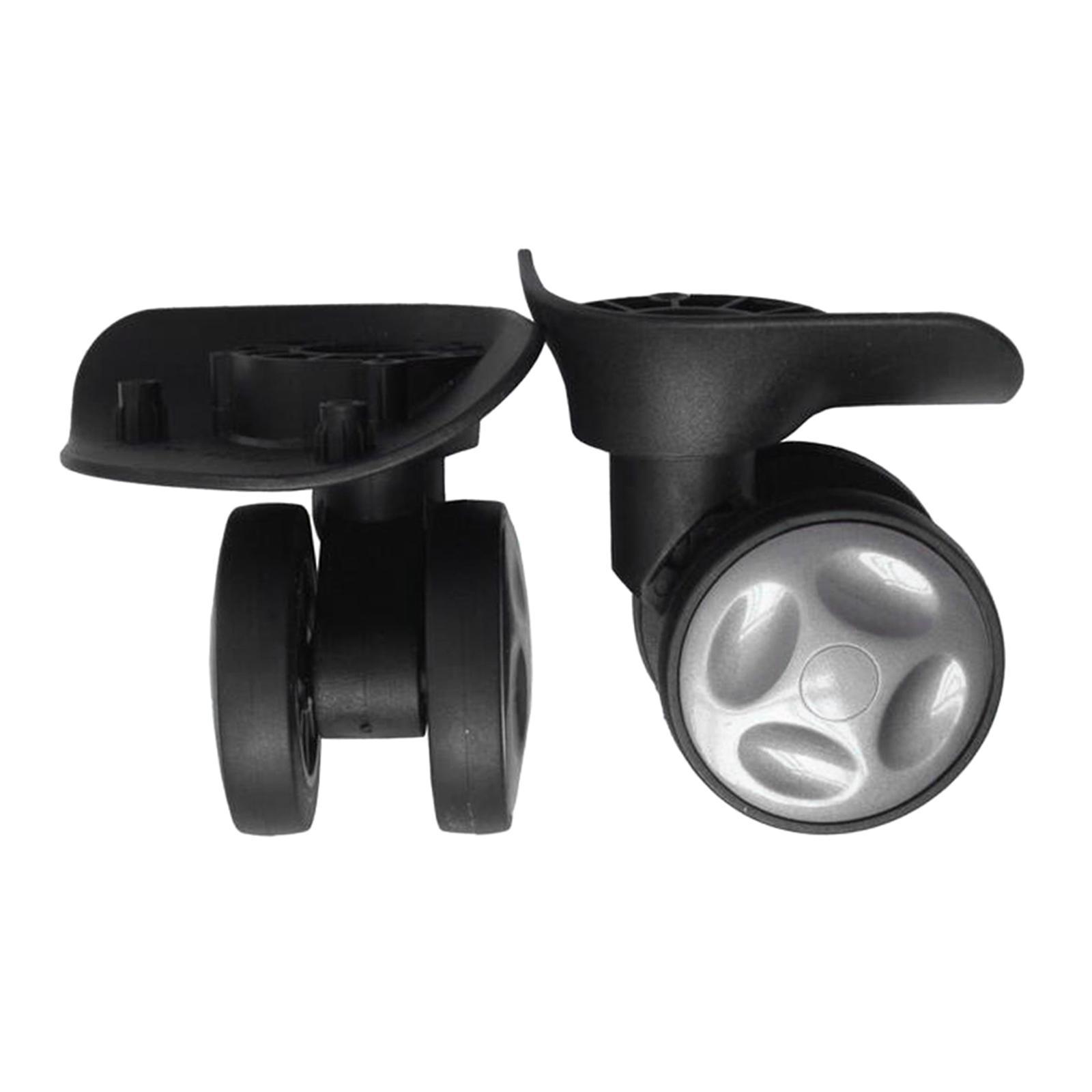 2 Pieces Suitcase Luggage Swivel Caster Wear Resistant Repair Luggage Wheels