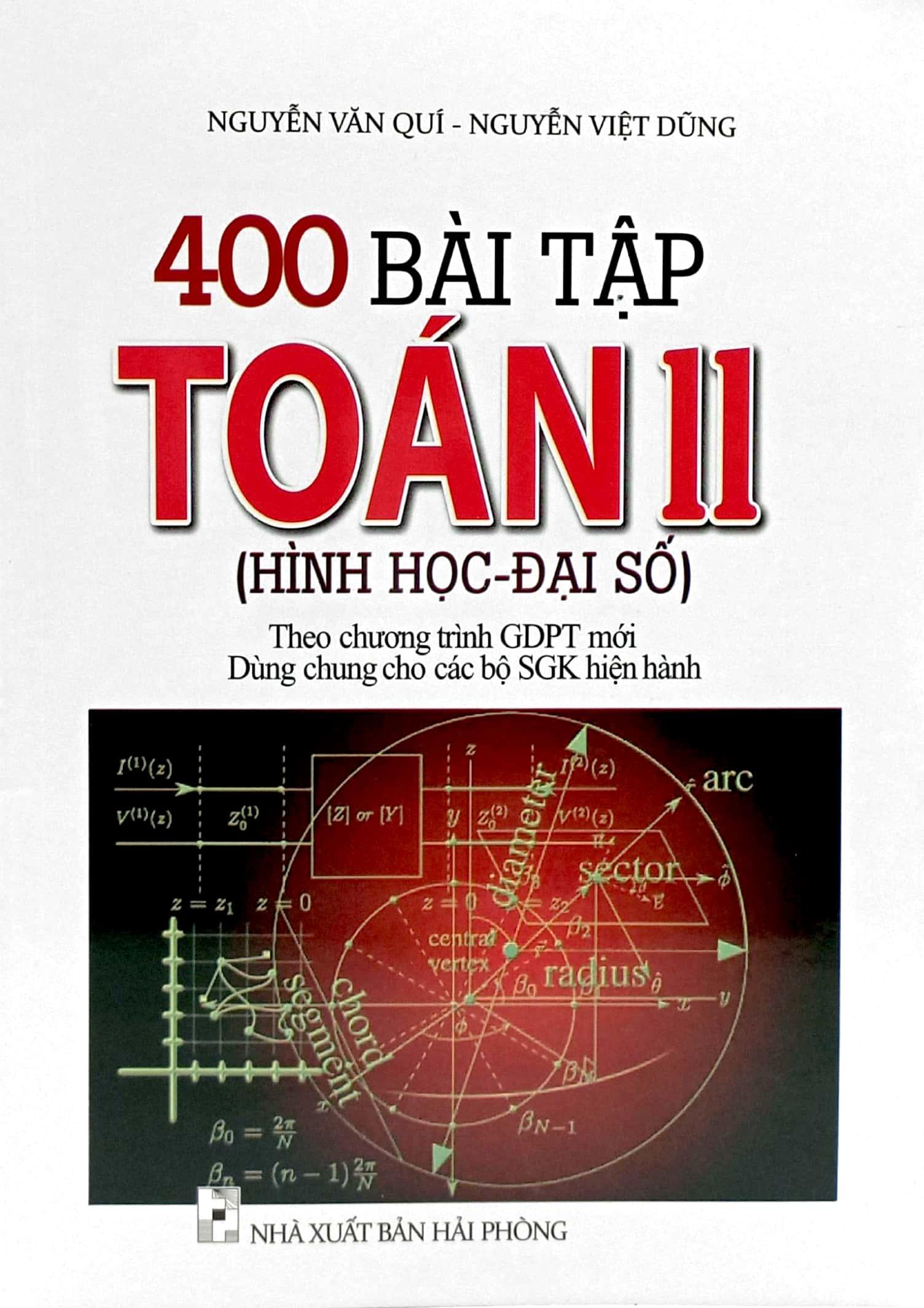 400 Bài Tập Toán 11 - Hình Học-Đại Số (Dùng Chung Cho Các Bộ SGK Hiện Hành)
