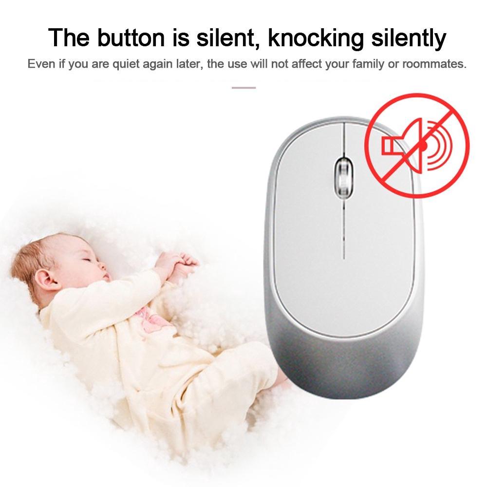 2.4G Ultra-thin Rechargeable Office Household Laptop Silent Wireless Mouse Letitia