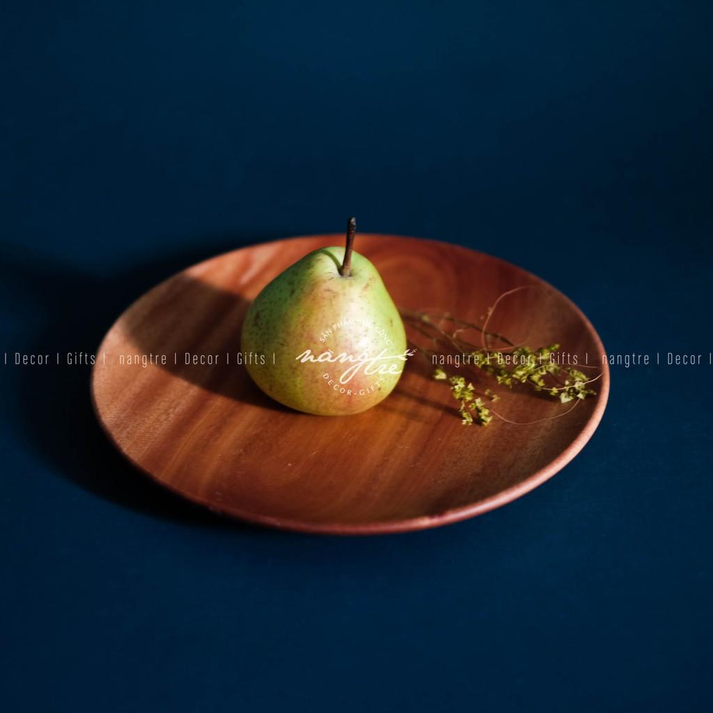 COMBO 3 DĨA GỖ TỰ NHIÊN ĐỰNG THỨC ĂN - TRANG TRÍ DECOR