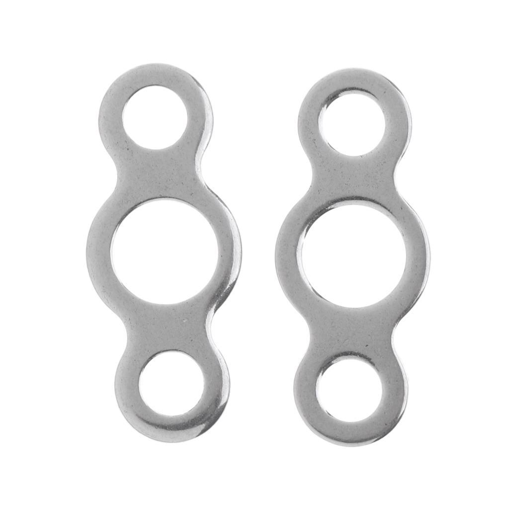 10pcs Stainless Steel Solid Ring Assist Hooks Butterfly Jigging Lure Rings