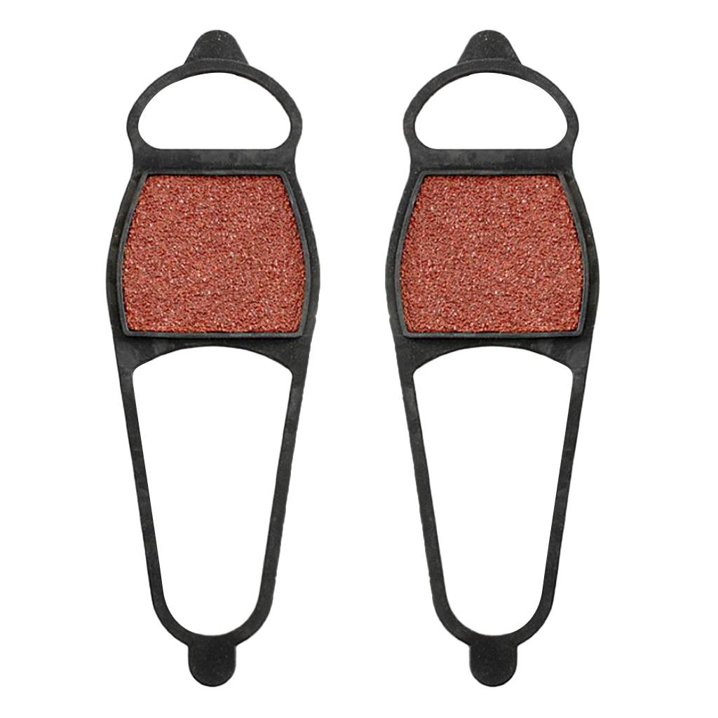 2 Pcs Ice Snow Non-Slip Spikes Shoes Boots Grippers Crampon Walk Cleats