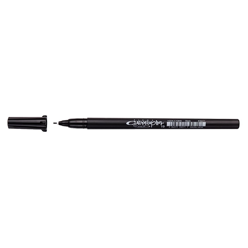 Bút Thư Pháp Sakura Pigma Calligrapher 1.0mm XSDK-C10#49 - Màu Đen