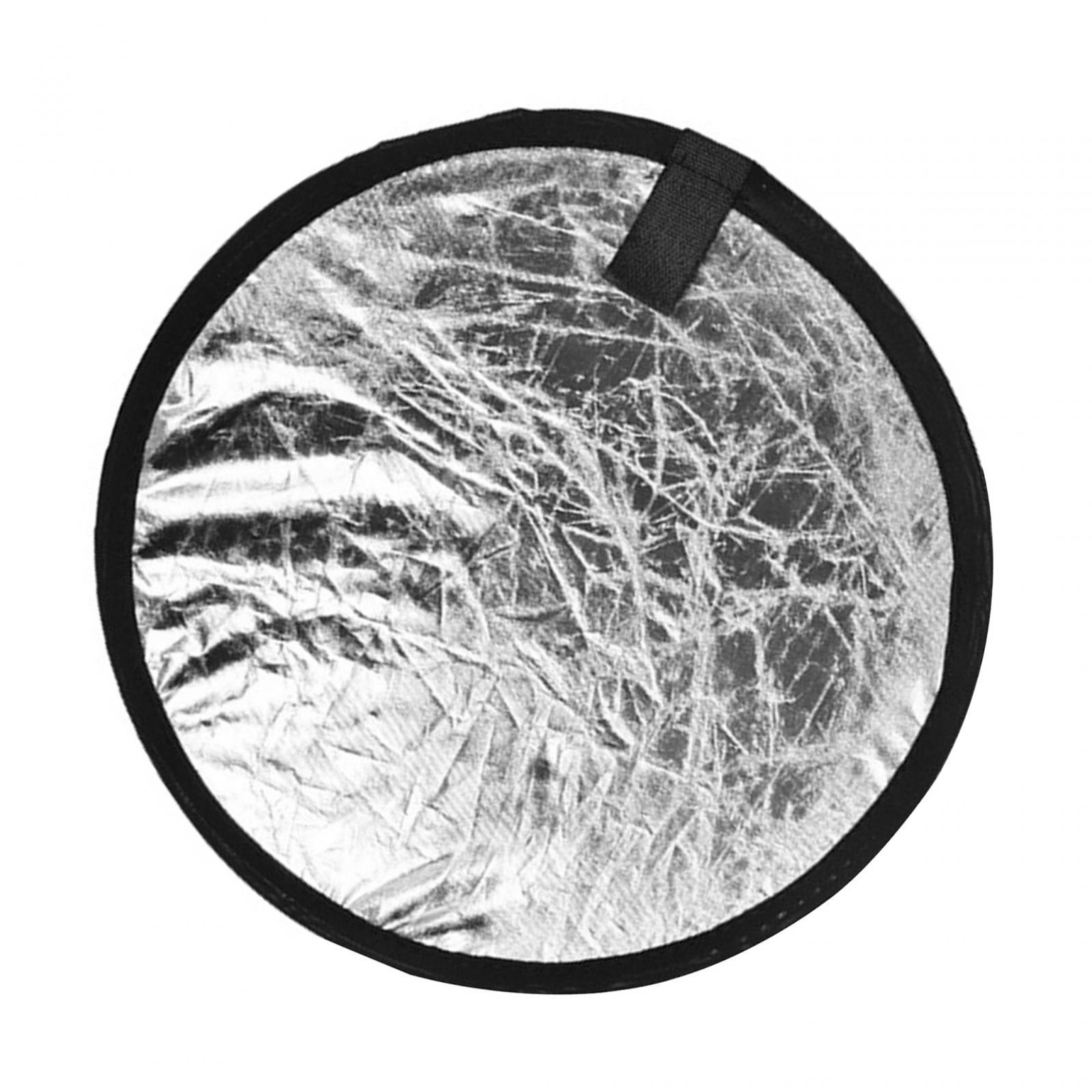 Light Reflectors Board Photography Reflector, Round High Quality 60cm Photo Reflector Light Diffuser for Outdoor, Photography