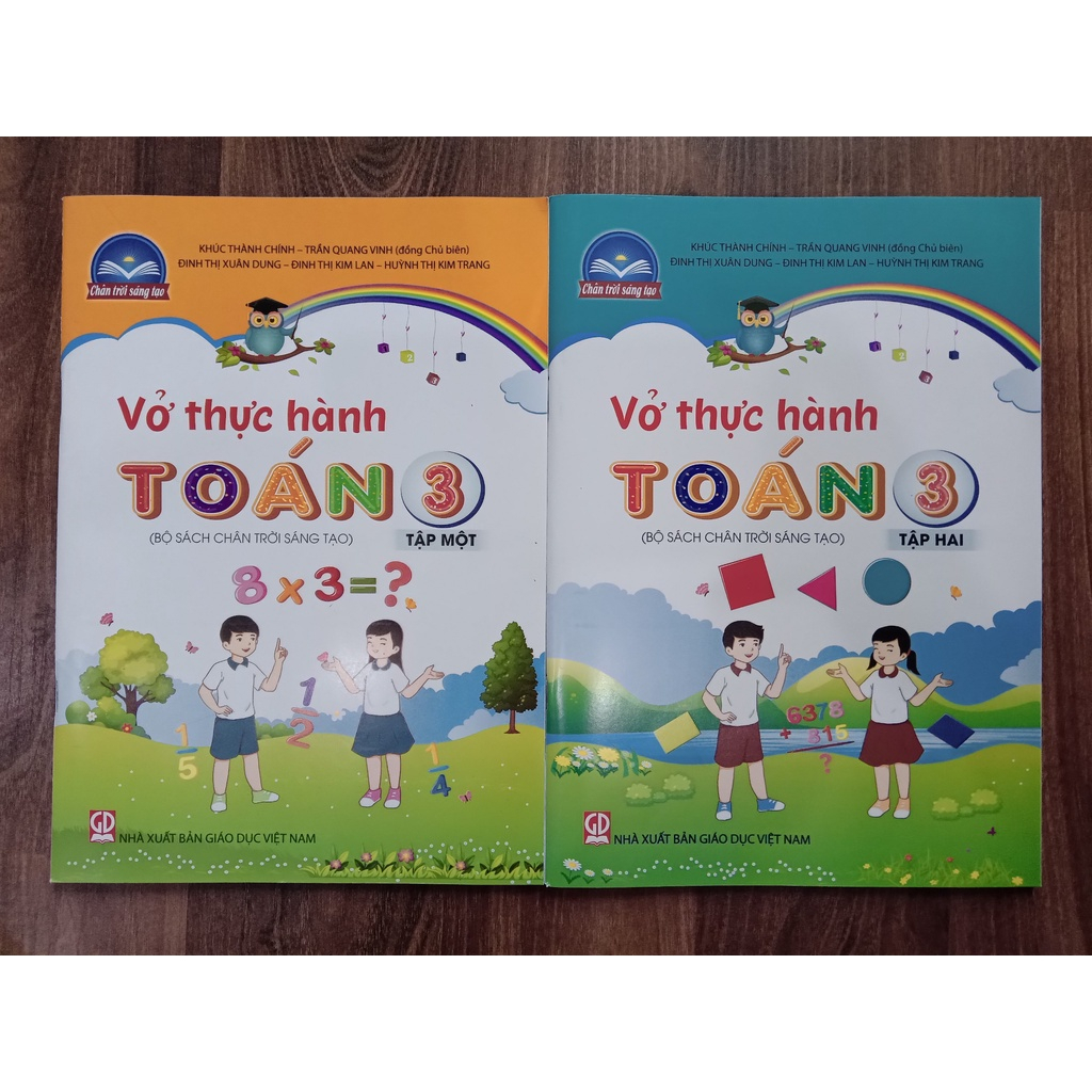 Sách - Combo trọn bộ 4 quyển Vở thực hành Tiếng Việt, Toán lớp 3 - Chân Trời Sáng Tạo