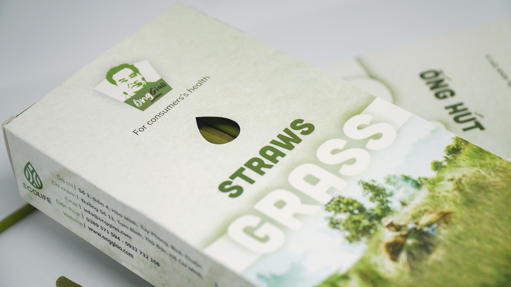 Ống Hút Cỏ Ông Giáo - Sản Phẩm Ống Hút Cỏ Bàng Khô - Grass Straws Viet Nam