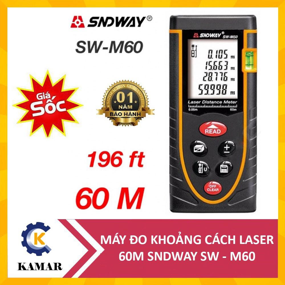 Máy Đo Khoảng Cách Laser 60m SW-M60 SNDWAY