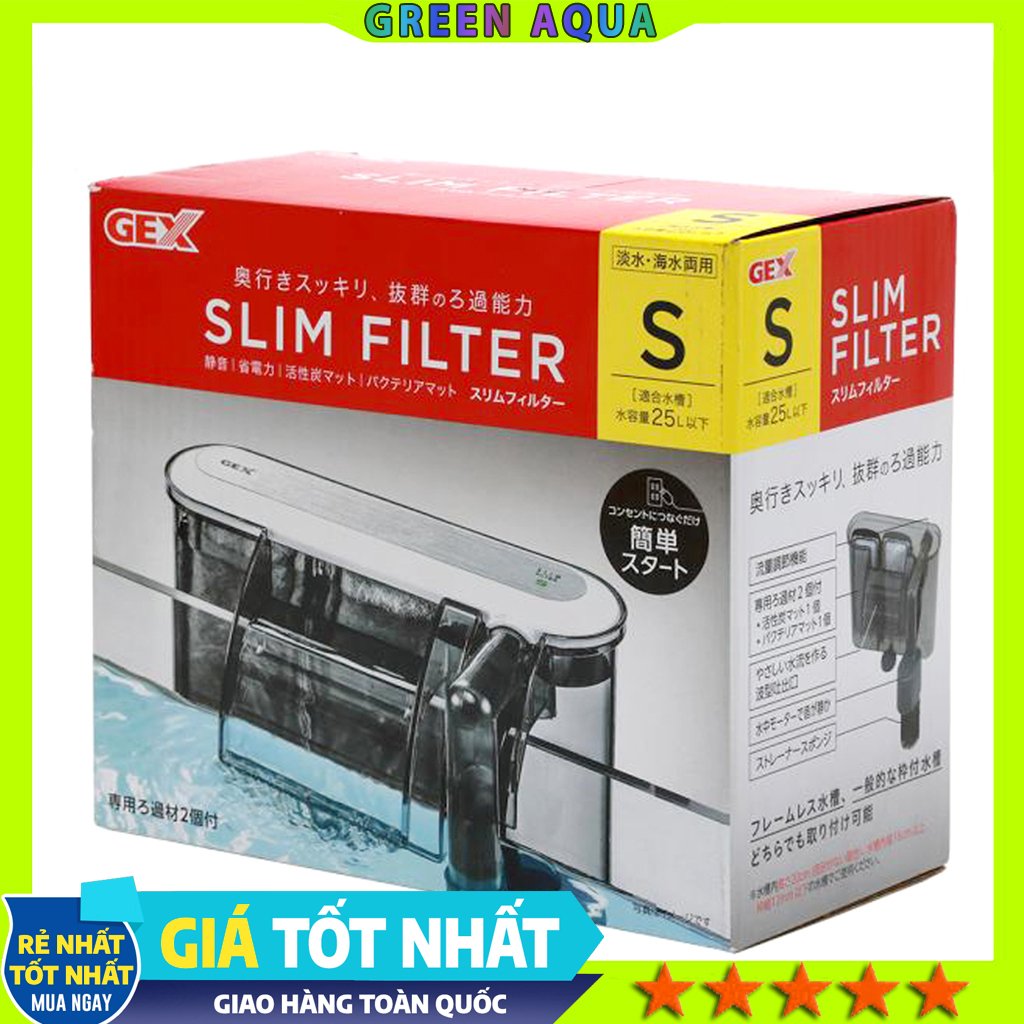 GEX - Slim Filter S | Máy lọc thác cao cấp cho hồ cá thủy sinh