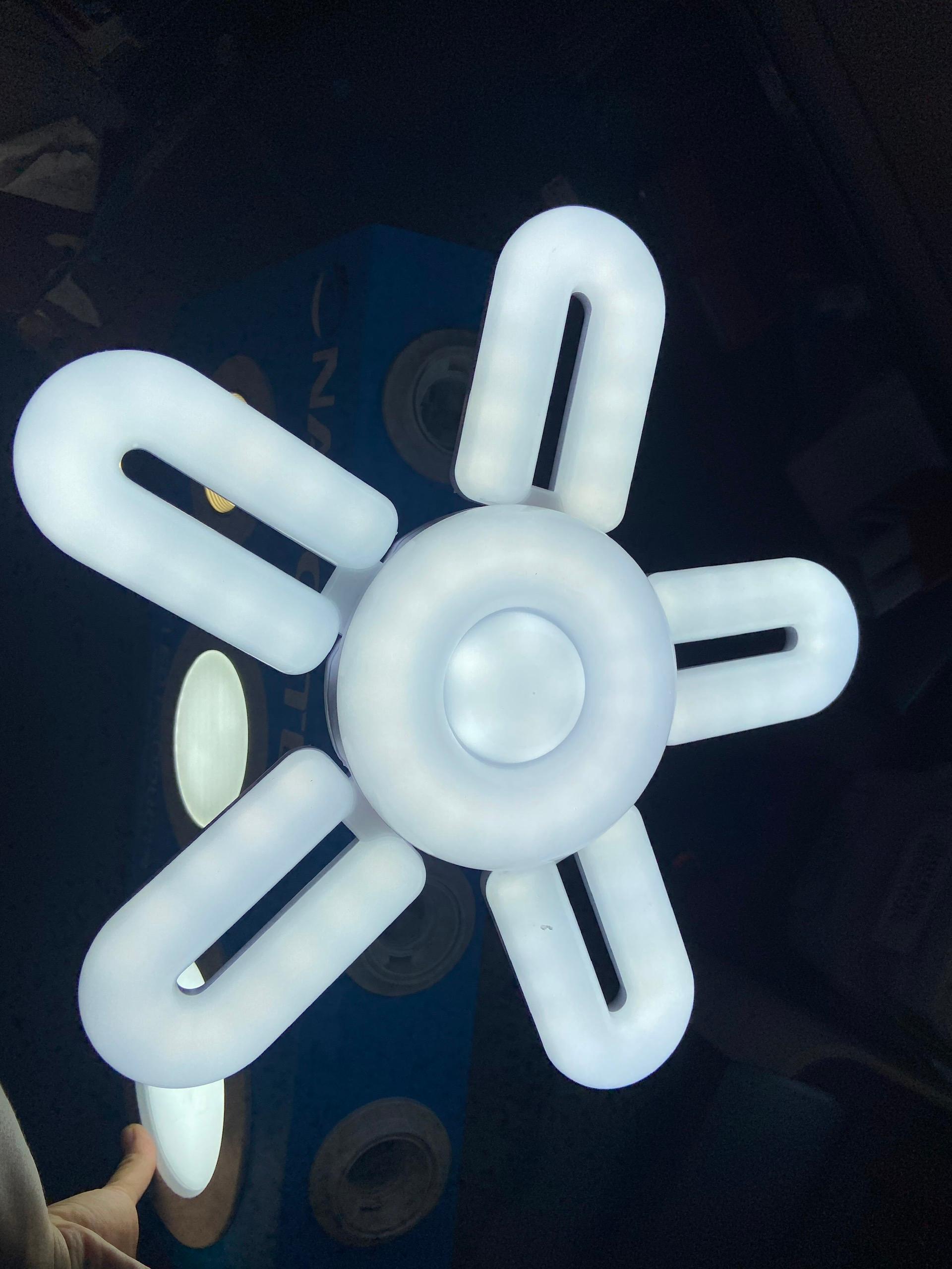 Bóng đèn led 5 cánh 60W siêu sáng tiết kiệm điện, trang trí cửa hàng, shop di động