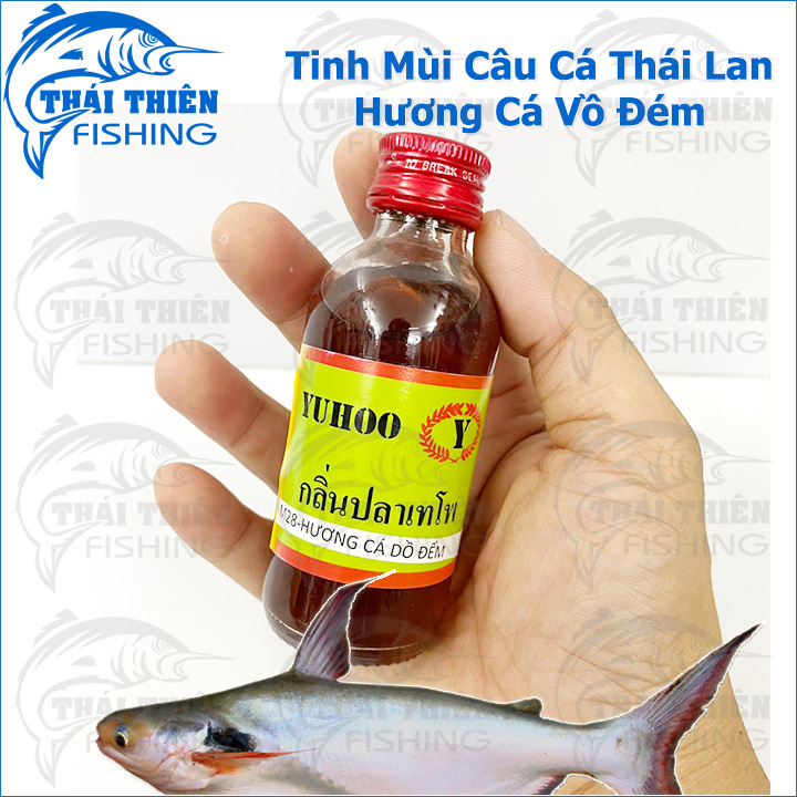 Tinh Mùi Câu Cá Thái Lan, Hương Dụ Cá Vồ Đém, Cá Tra Bần Chai 58ml