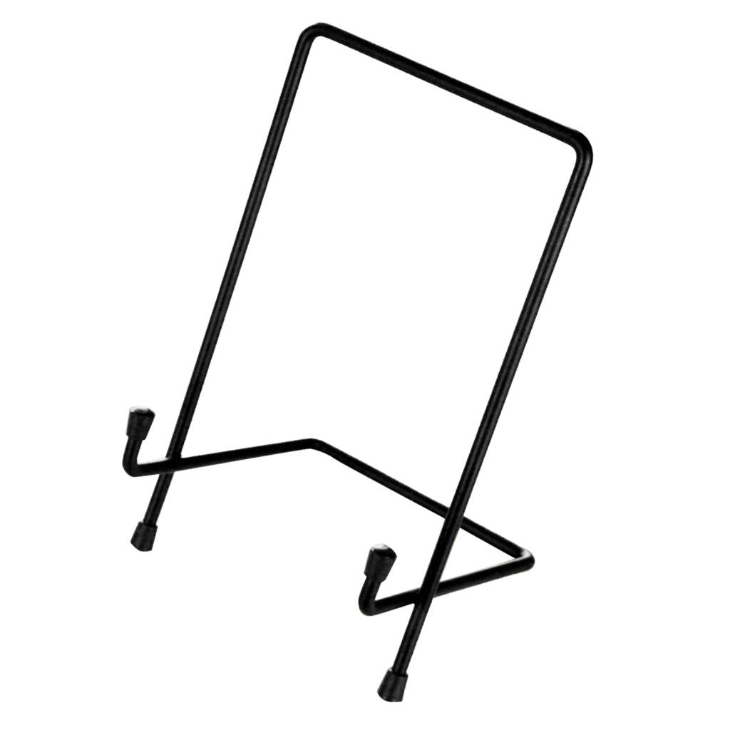 Metal Iron Easel Bowl Plate Art Photo Picture Frame Holder Book Display Rack