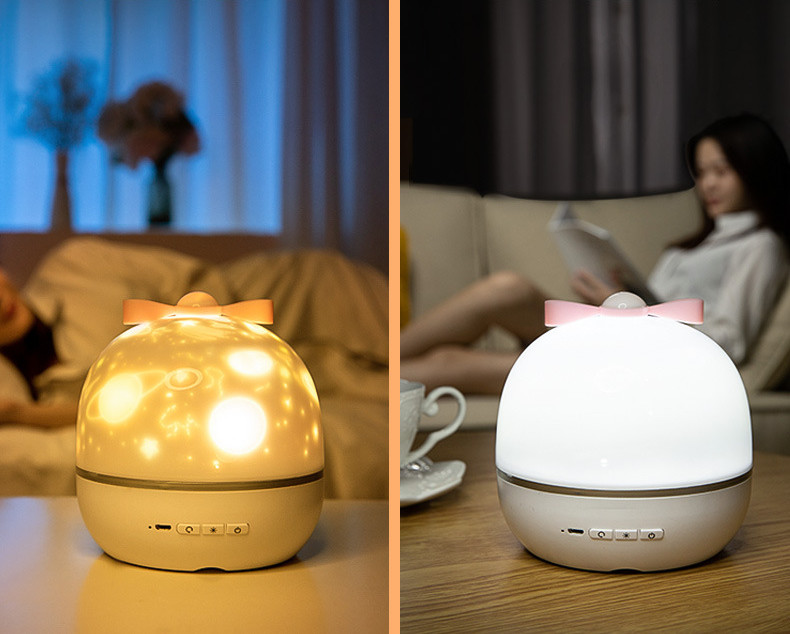 Đèn ngủ, đèn trang trí chiếu nghìn sao xoay 360 độ siêu đẹp