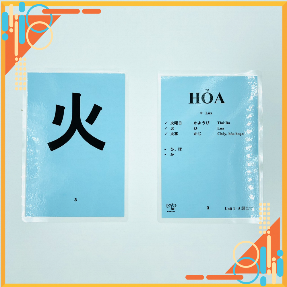 CARD DẠY VÀ HỌC MINNA NO NIHONGO SƠ CẤP 1 HÁN TỰ