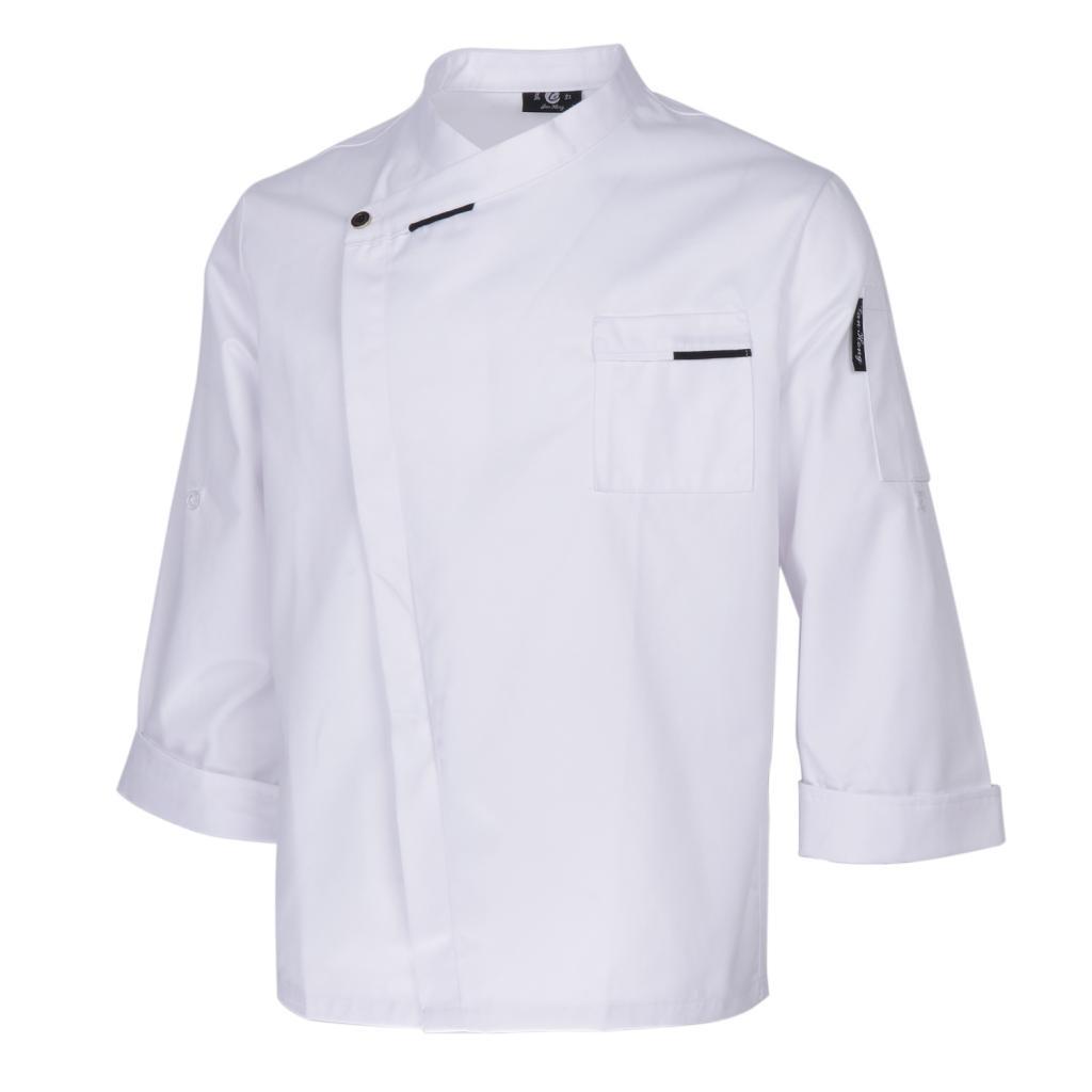 Men Women Chef Coat Hotel Jacket Cooking Uniform Restaurant Workwear