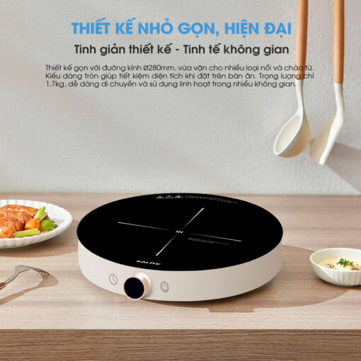 [Hàng chính hãng] Bếp Từ Đơn Bếp Lẩu KALITE Power S8 2000W - Mặt Kính Pha Lê Chịu Nhiệt Cao - Tản Nhiệt Tốt Chín Đều
