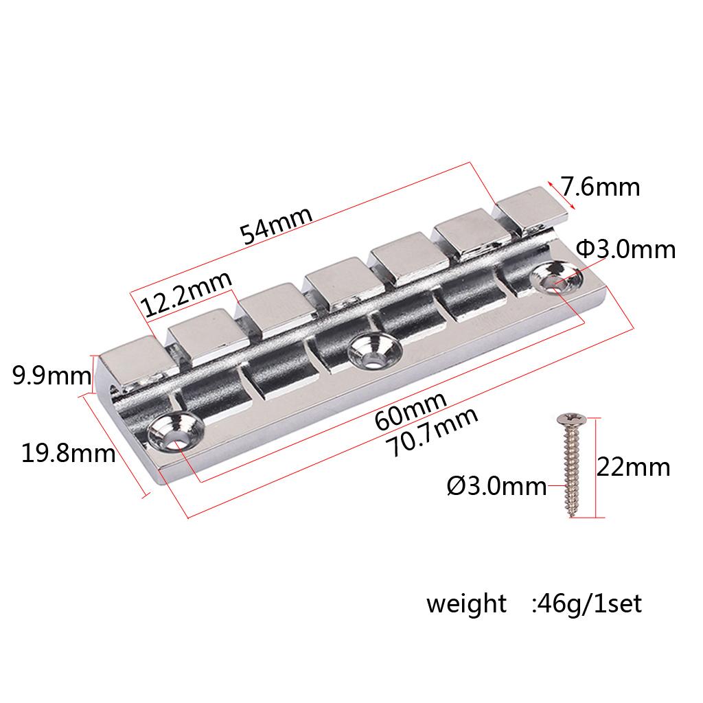 Kim Loại 6 Dây Đàn Guitar Cầu Với Vít Gắn Kết Cho Đàn Guitar Điện Phần