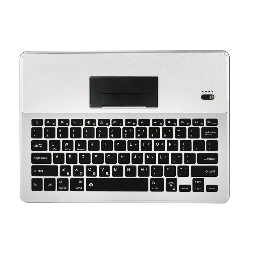 Backlit Universal Aluminum Bluetooth Wireless Keyboard for iOS Android PC