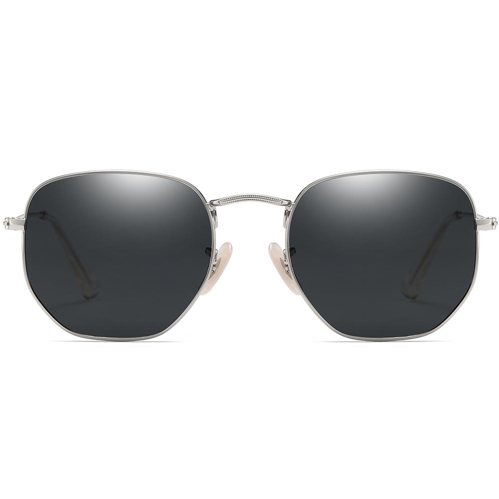 Retro Vòng Thời Trang Unisex Tôn Kính Phân Cực Lớp Phủ UV400 Kính Mát Kính Mắt Nữ Dành Cho Nam Nữ 3447