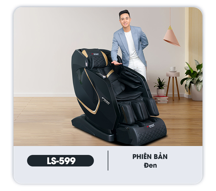 Ghế massage Life Sport LS-599 Đen