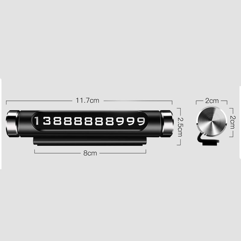 Thẻ Đỗ Xe Tạm Thời Thiết Kế Nam Châm Có Nam Châm Hít