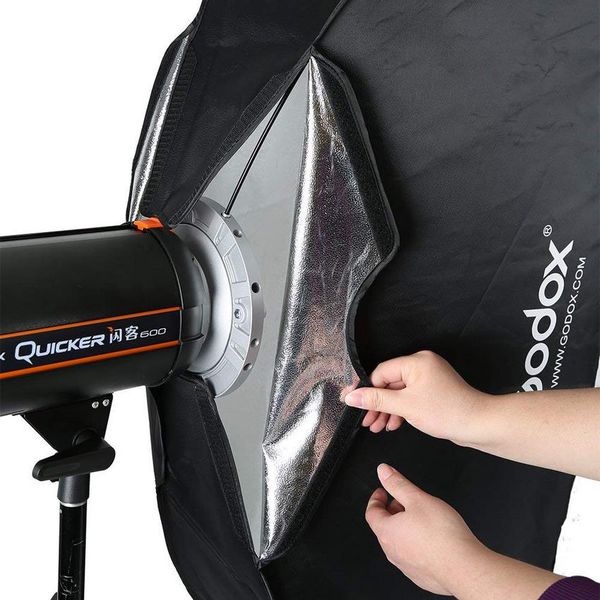 Softbox Godox lưới tổ ong kính thước 35x160cm ngàm Bowens - Hàng Nhập Khẩu