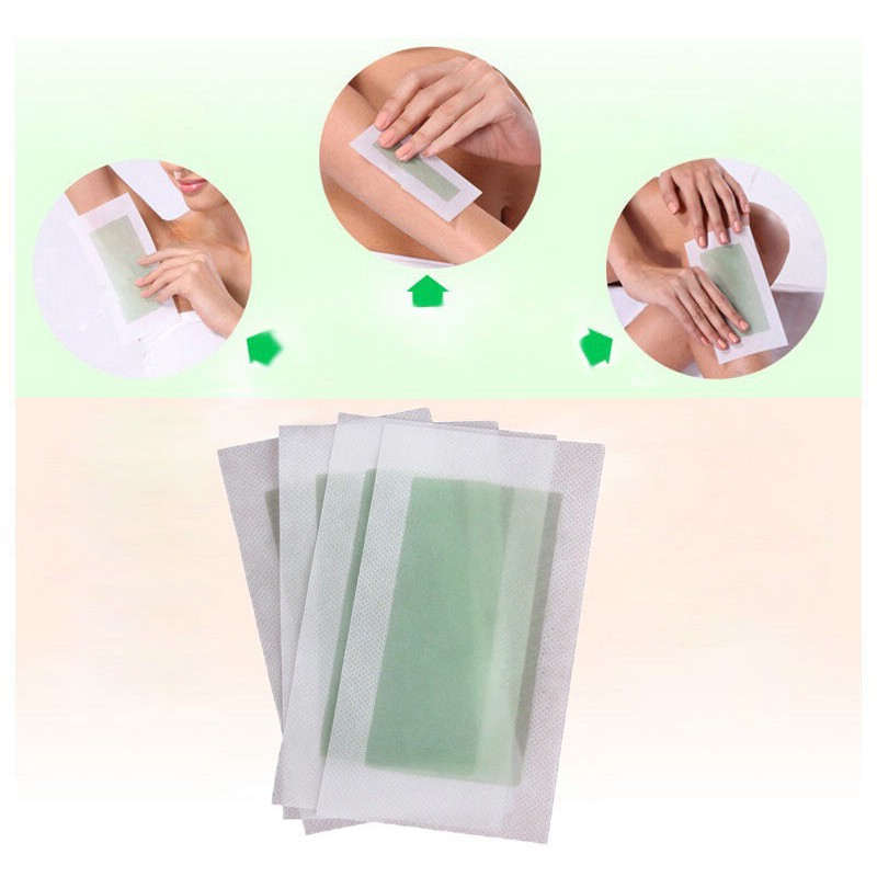 HỘP 10 MIẾNG WAX LÔNG DEPILATORY WAX RUNCAILI TẨY LÔNG VĨNH VIỄN