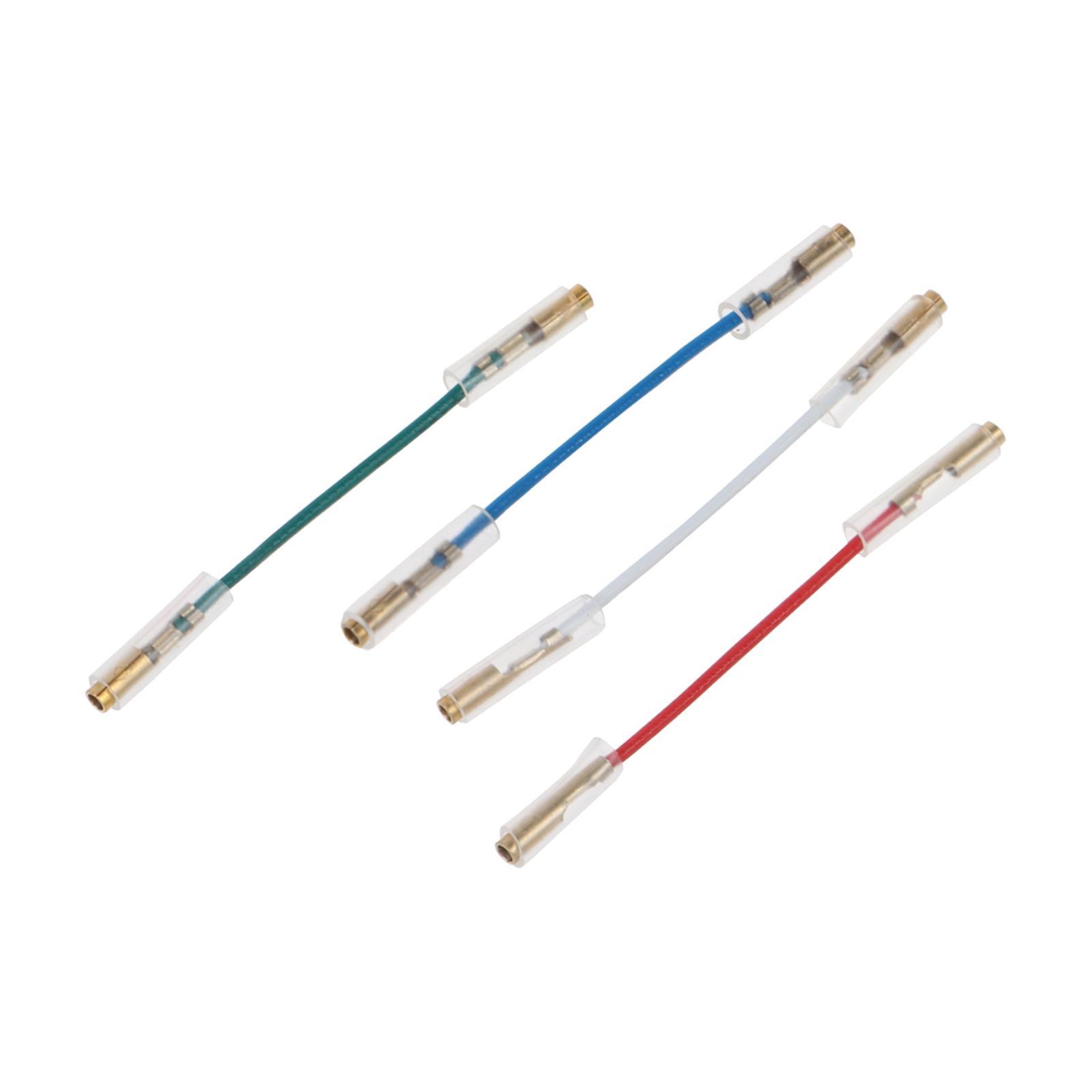 Turntable Headshell Wires Durable Vinyl Record Player Head Cover Cable for Replacement