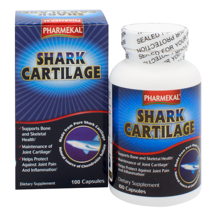 Viên Uống Sụn Cá Mập Pharmekal Shark Cartilage (100 Viên) - Trắng